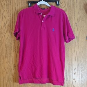 U.S. Polo Assn. Men's Polo Shirt - Fuchsia